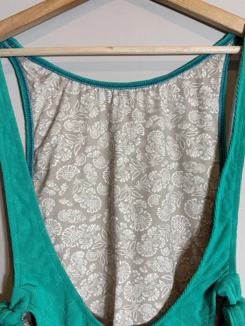 Free People free-est Pamela One Piece Swimsuit Women's Medium Mermaid Green NWT